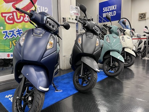 2026年モデル スズキ アドレス125 全色展示（スズキワールド船橋）