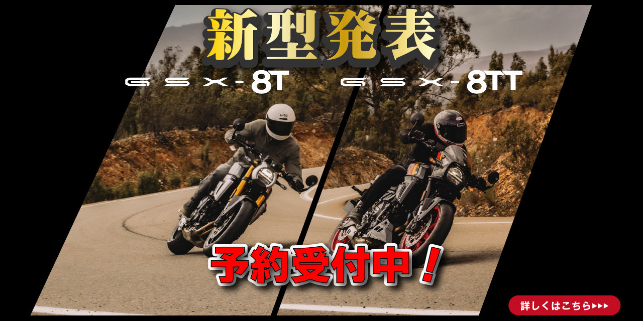 GSX-8T GSX-8TT正式発表