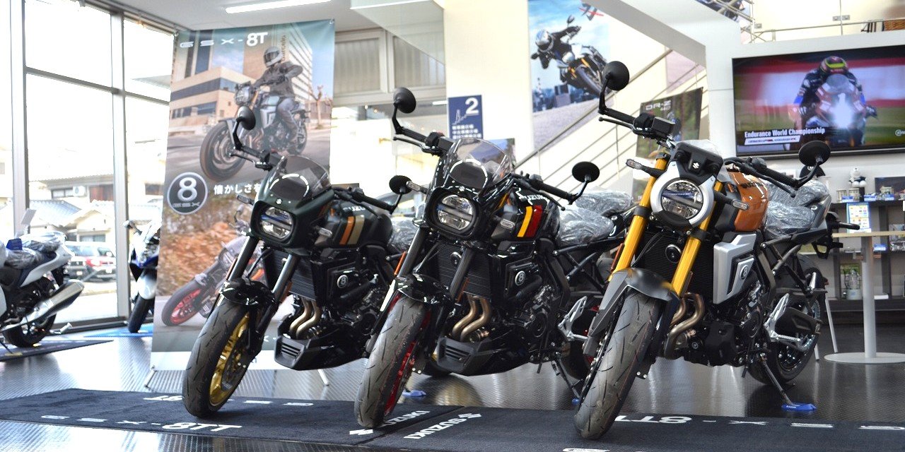 GSX-8T｜GSX-8TT｜スズキワールド千里に入荷！店頭にてご覧ください！