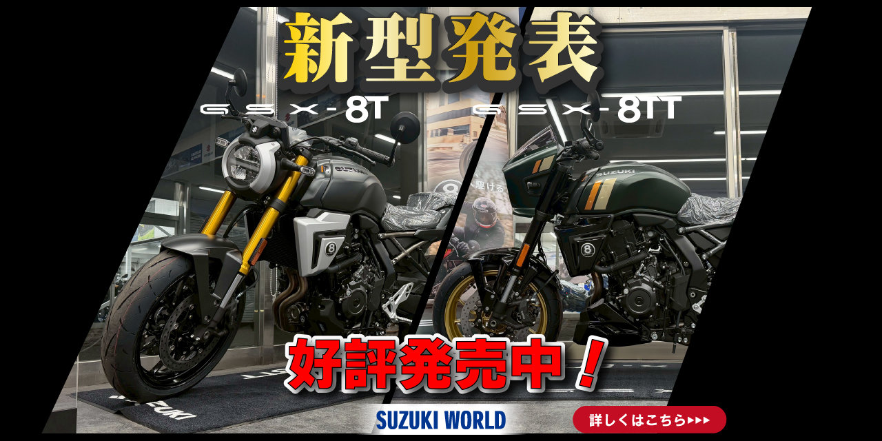 GSX-8T GSX-8TT正式発表