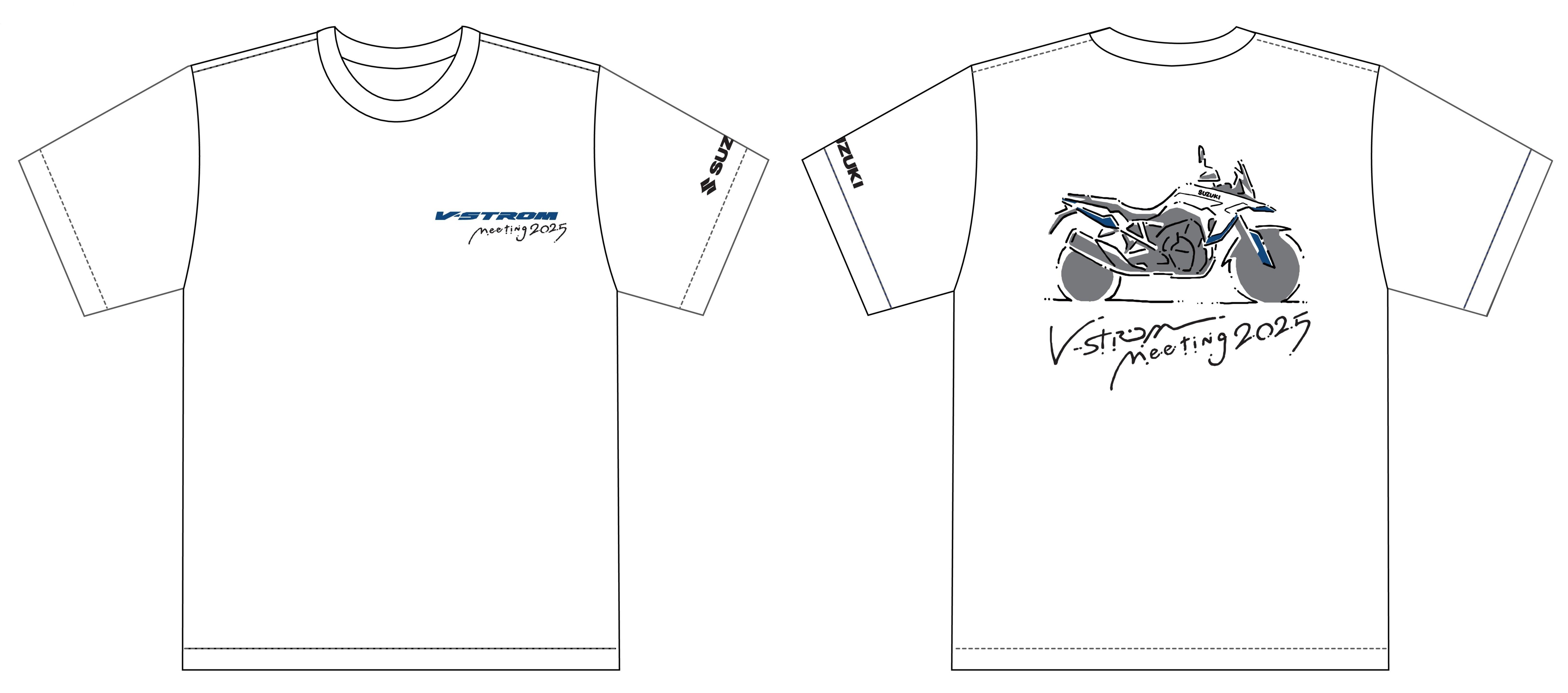 V-STROM Meeting2025Tシャツ白の画像.jpg
